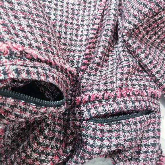 White House Black Market Wool Blend Tweed Metallic Blazer - Picture 7 of 13